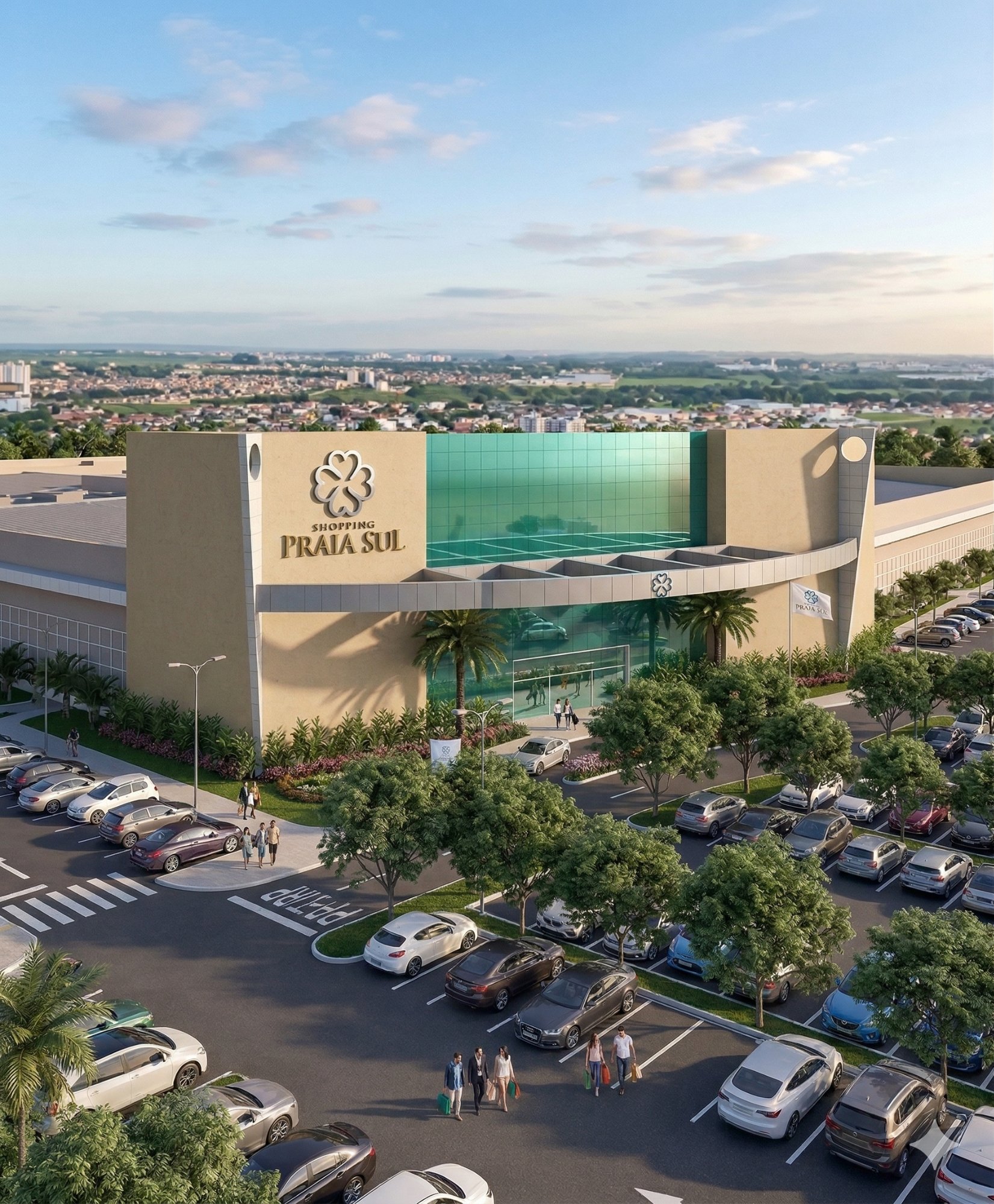 Shopping Praia Sul – Vista Aérea